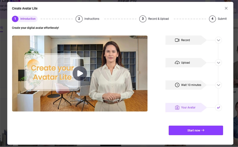 Create a Custom AI Talking Avatar with Avatar Lite - Instruction