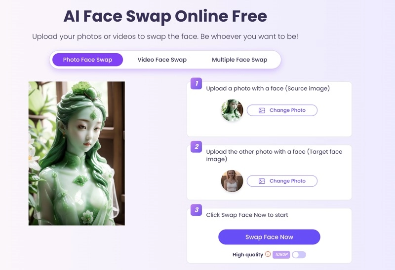 Create an AI Jade Art with Face Swap