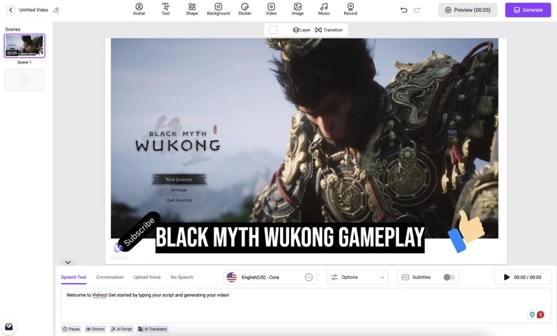 Create Black Myth Wukong Gameplay Guide