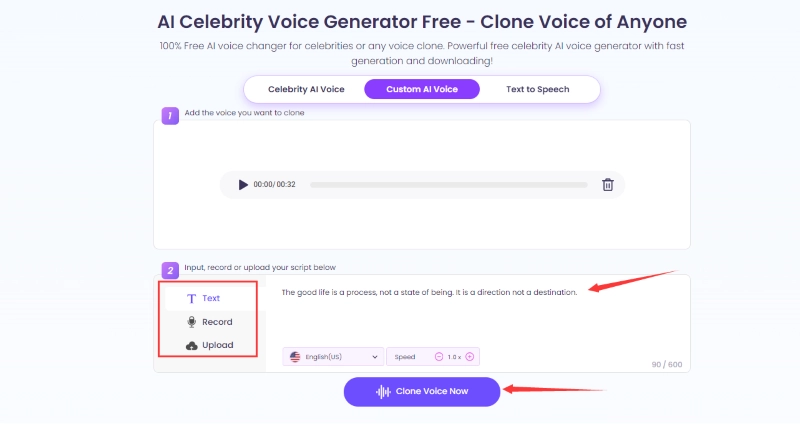 Create Shawn Mendes AI Voice - Start Clone