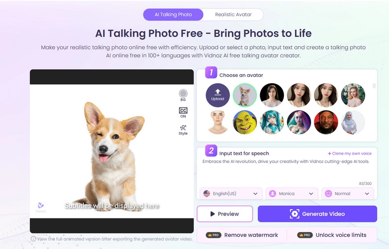 Create Talking Pets AI Videos