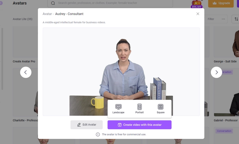 Create Video with the Avatar You Choose