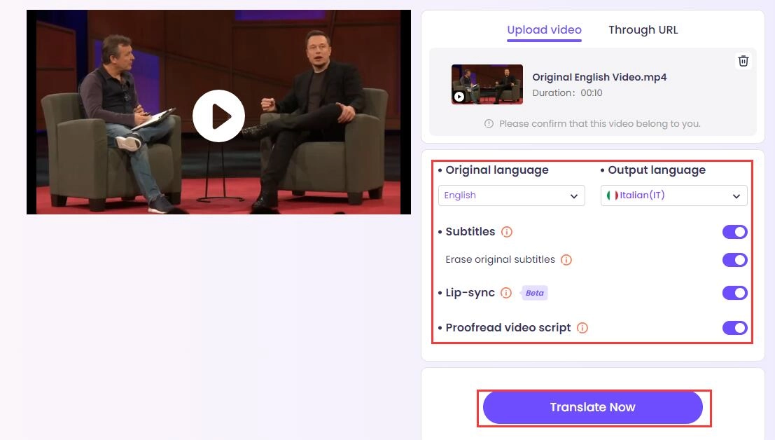 Customize Translation and Run AI Audio Translator