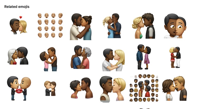 Download Lip Kissing Emoji