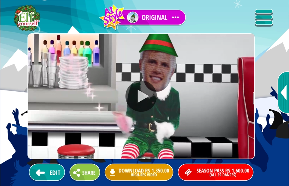 Elf Yourself Result