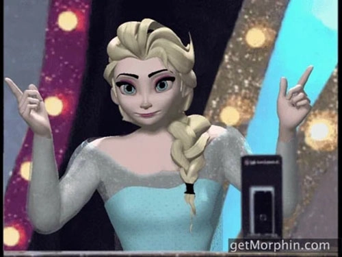 Elsa Dance GIF 2