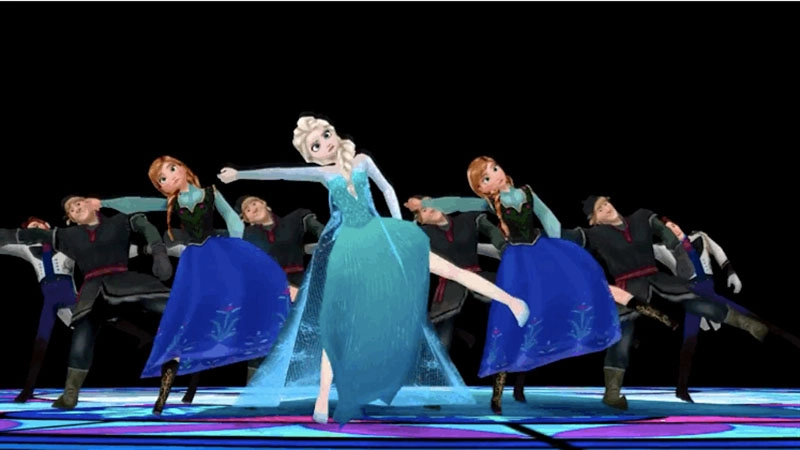 Elsa Dance GIF 3