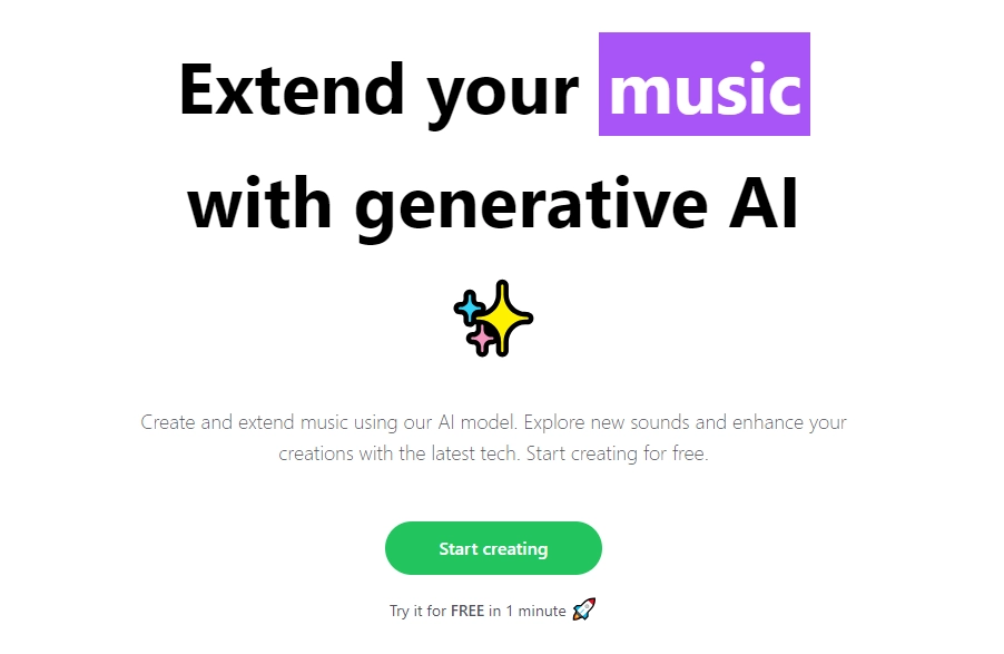 Extend Music. AI