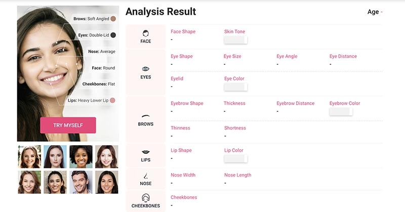 Eye Shape Test Perfect Crop Scan Face