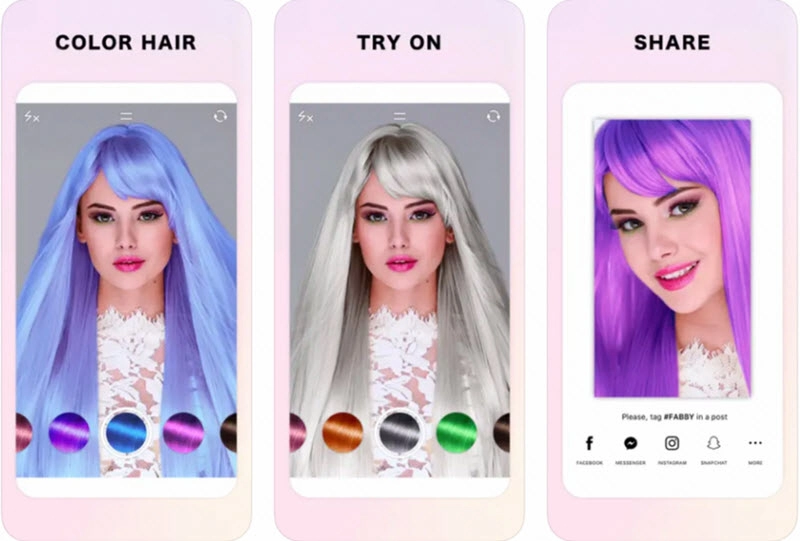 Hair Color Changer: Virtual Hair Color Try on With Fotor