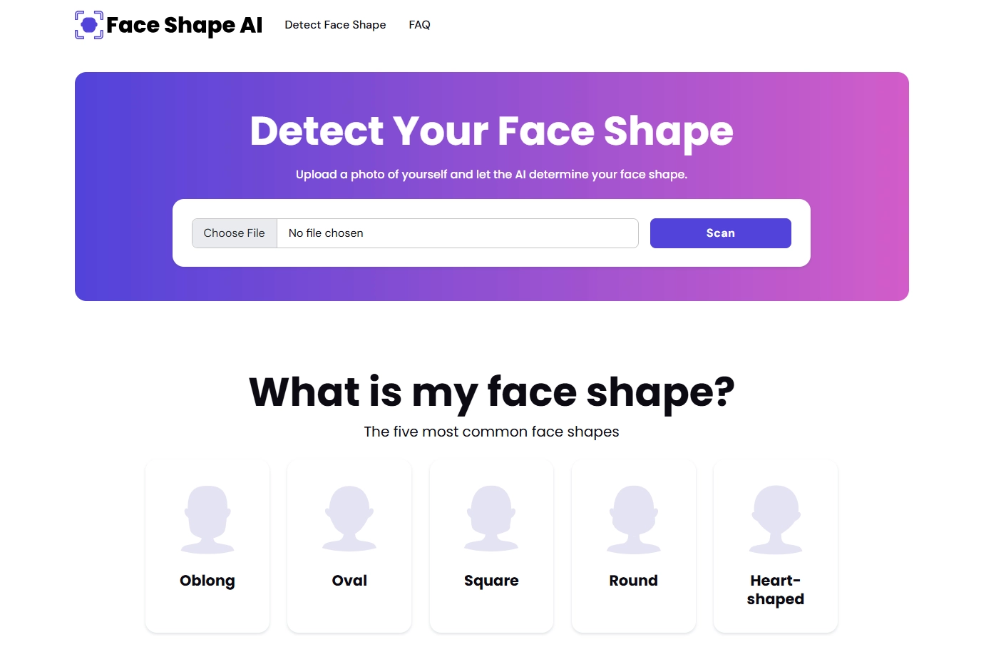 Face Shape AI Face Analyzer