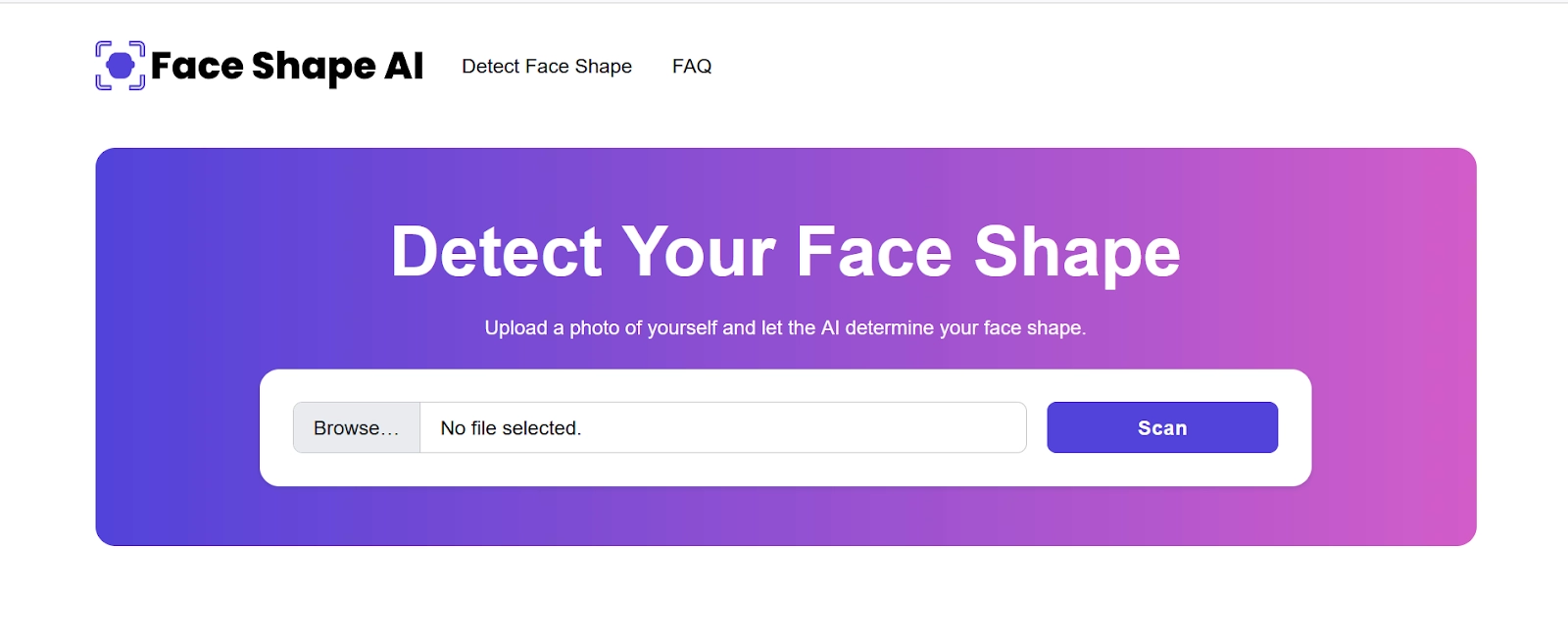 Face Shape Detector Face Shape AI