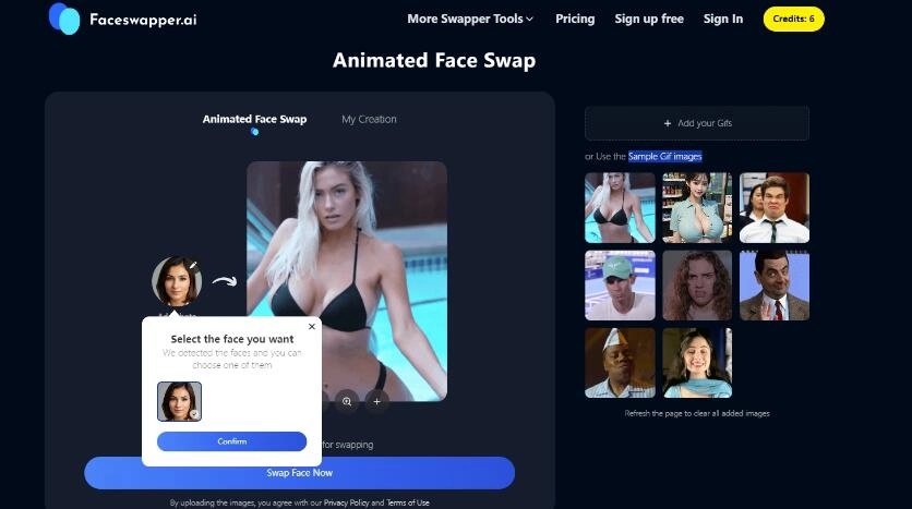 Face Swapper AI - ภาพถ่ายต้นฉบับ