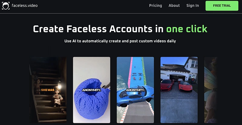 Faceless Video AI Generator