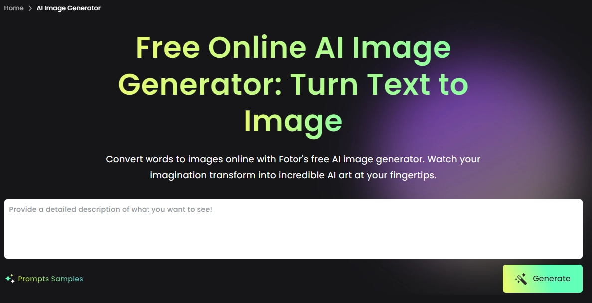 Fotor - Realistic AI Face Generator Free