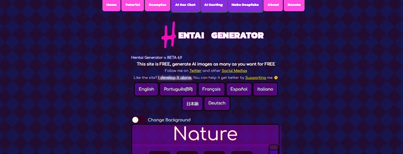 Free AI Hentai Generator - รูปภาพอะนิเมะ AI NSFW