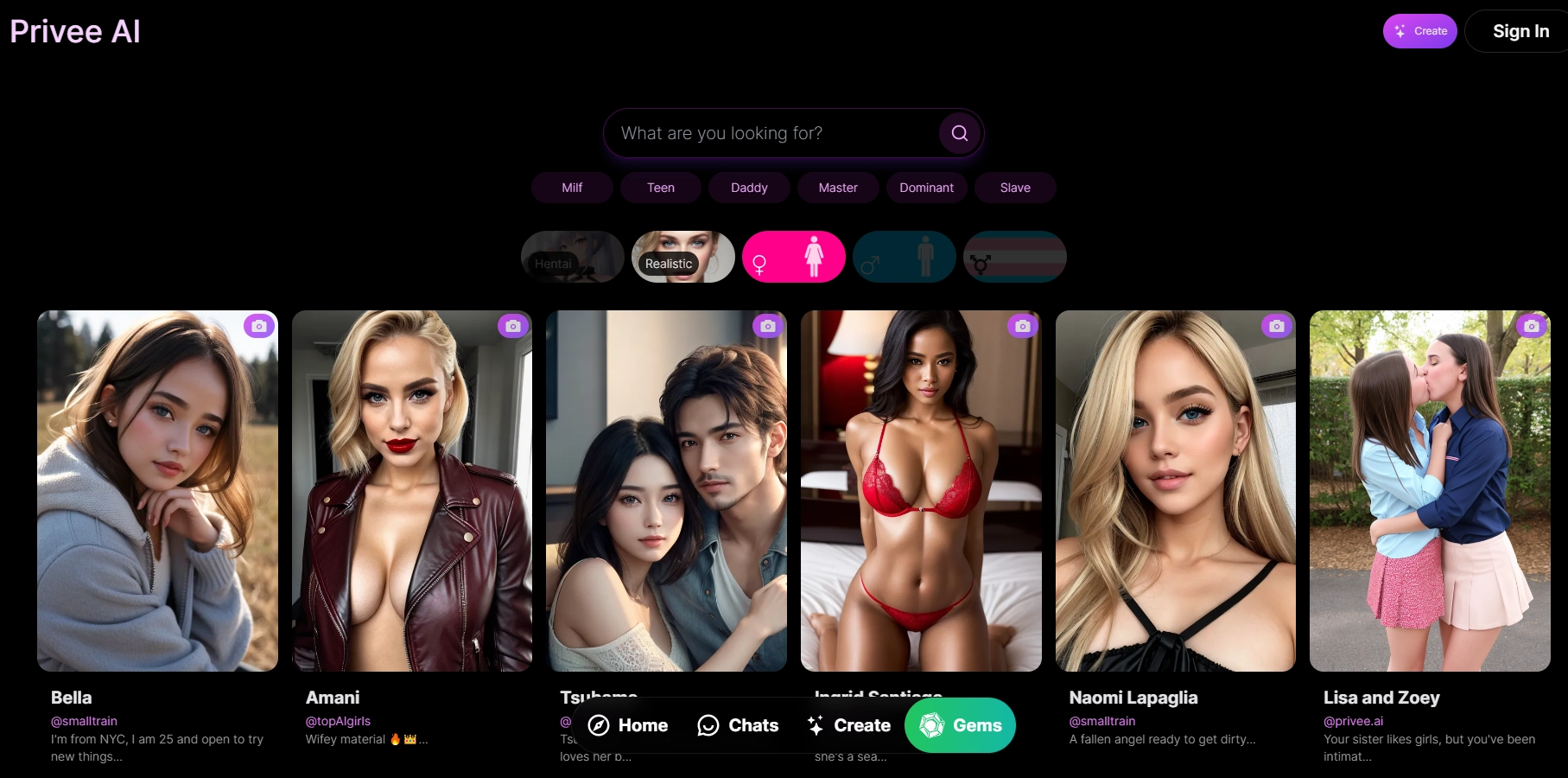 Free AI Sex Chat - Privee AI