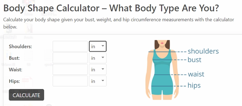 Free Body Type Calculator