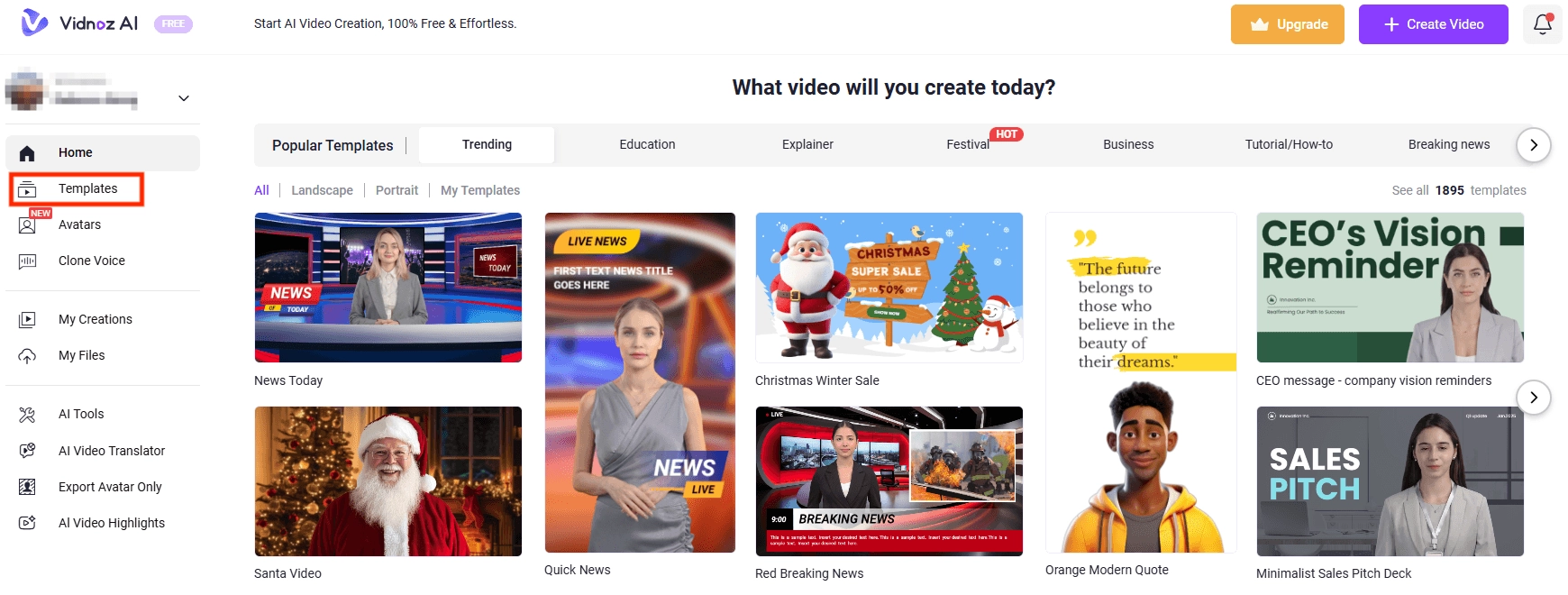 Free Personalized AI Santa Video Free with Templates