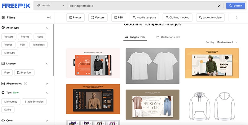 Freepik Clothing Templates