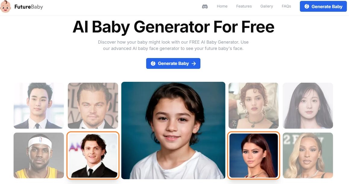 FutureBaby AI Baby Face Predictor