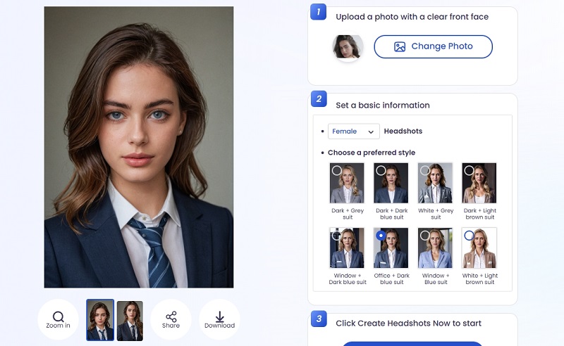 Generate AI Executive Headshots