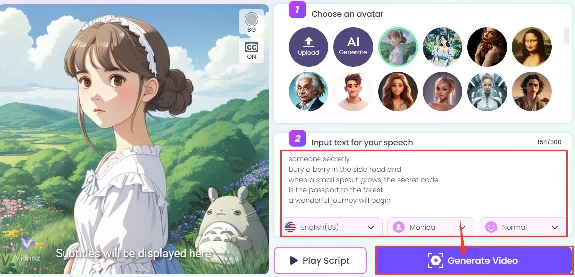 Generate Talking Ghibli Avatar