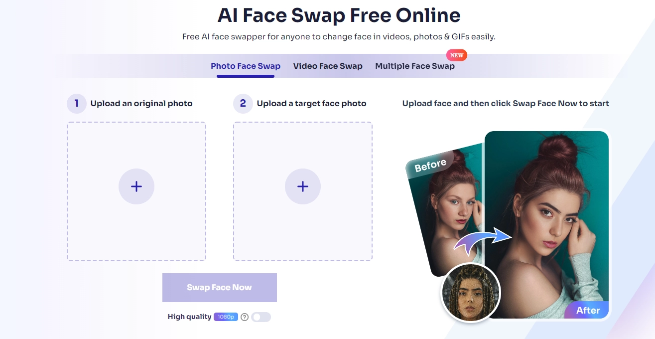 Get Vidqu AI Body Swap with Animals in Both Photo & Video