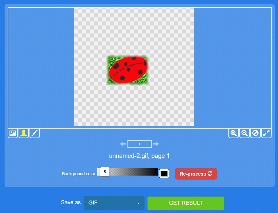 GIF Background Remover - Aspose