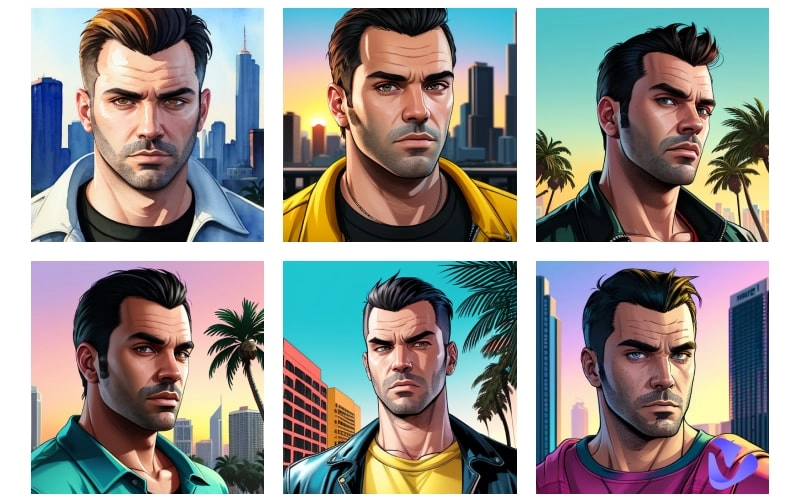 GTA Filter Avatar by Vidnoz AI Avatar Generator