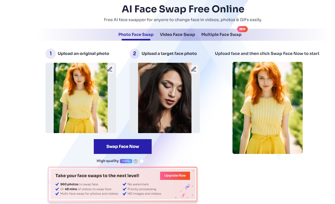 Hair Swap Vidqu Swap Target