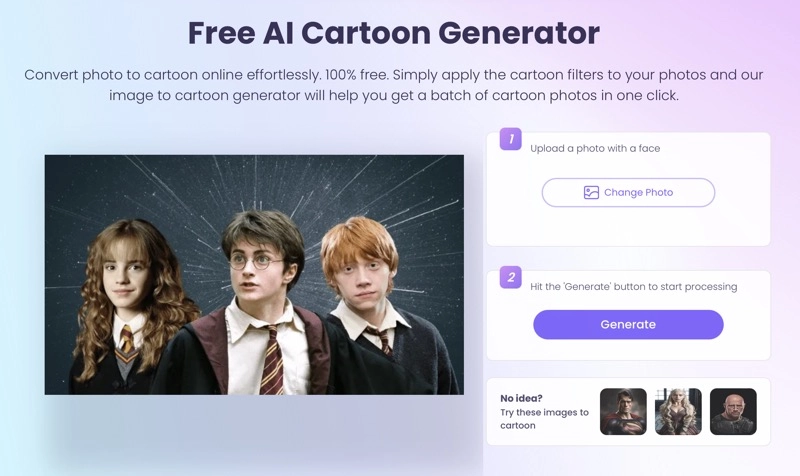 Harry Potter Cartoon Generator