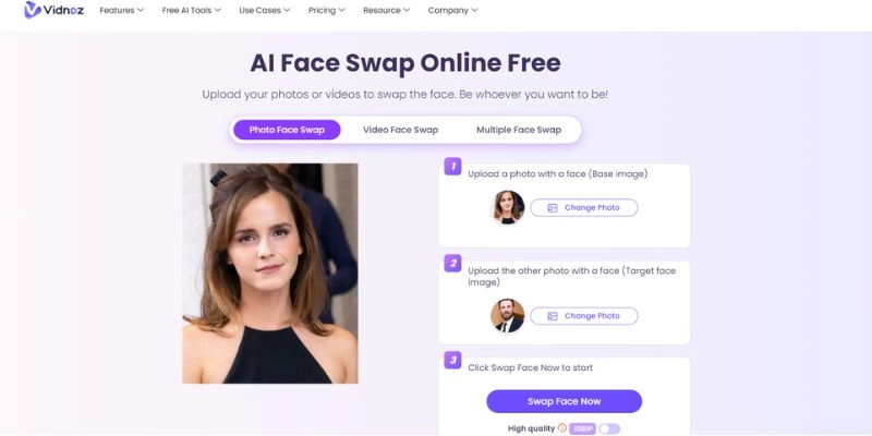 How to Create Celebrity Face Morph Upload Target Face