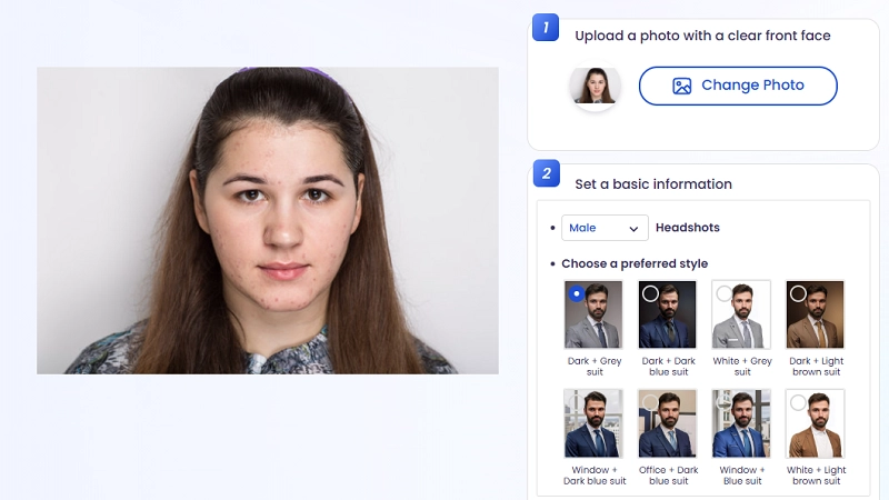 How to Edit a Professional Headshot - Step 1