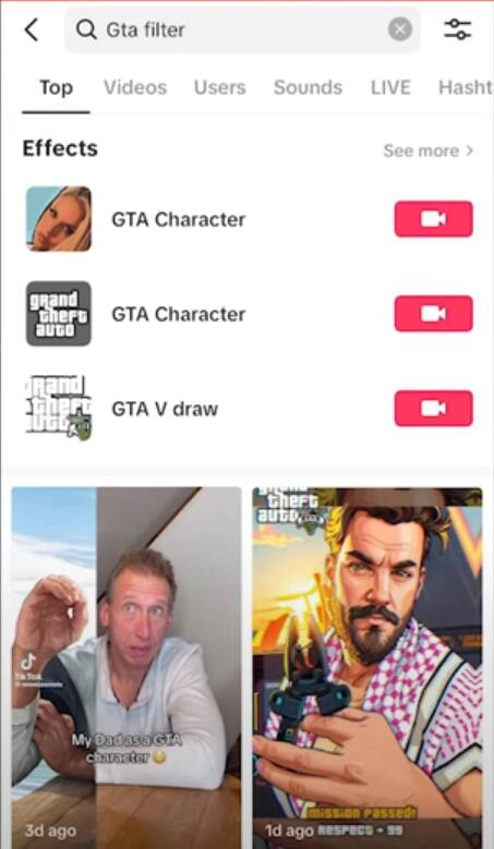 How to Get GTA Filter on TikTok