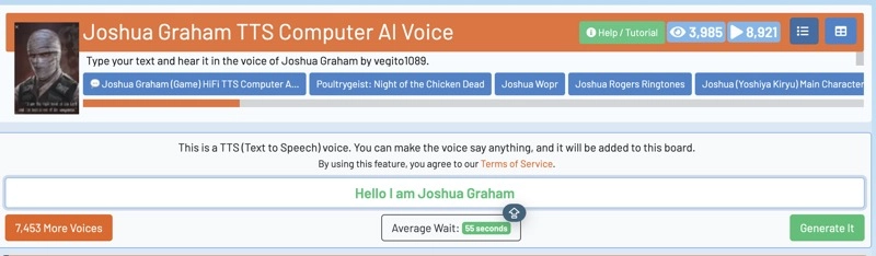 How to Make Joshua Graham AI Voice Text to Speech