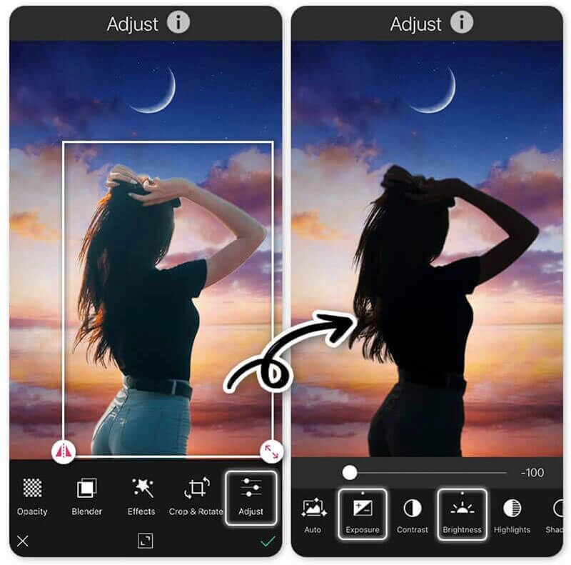 How to Make Silhouette from Photo Youcam Perfect