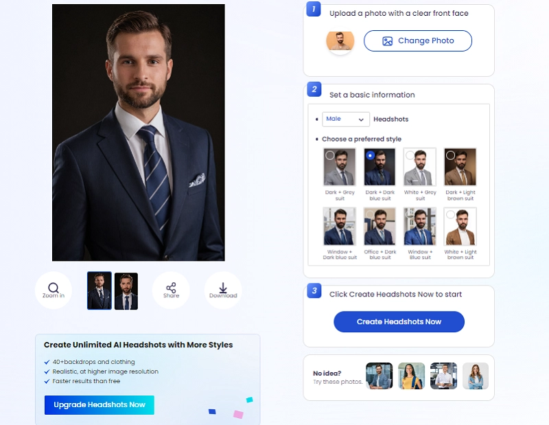 How to Make Suit Photos with AI step 3