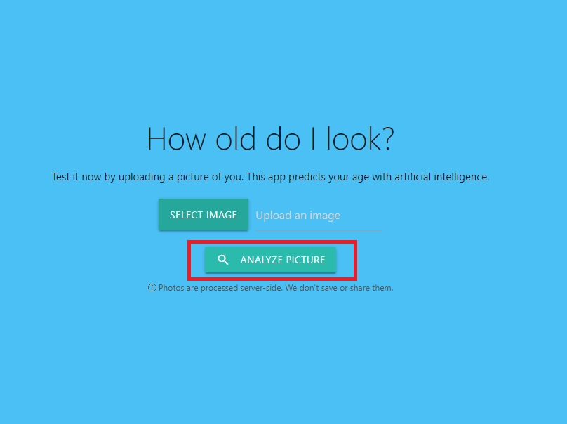 How to Use AI Age Guesser - Step 3
