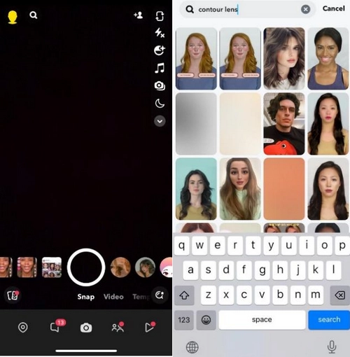 How to Use Snapchat Contour Lens