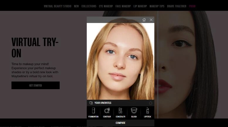 How to Use Virtual Makeup Try-On AI Tools Online - Step 2