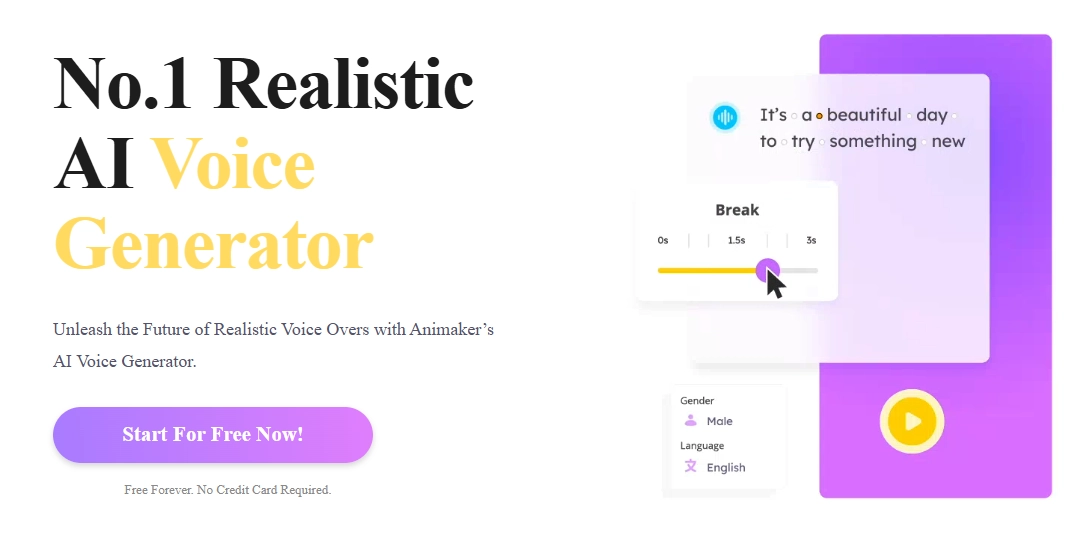 Human Voice Generator by Animaker