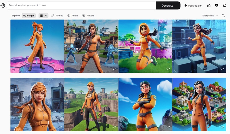 Ideogram AI Fortnite Skin Generator