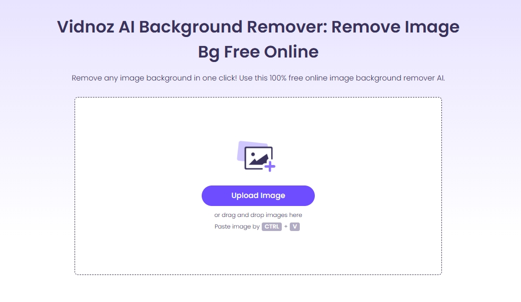 Image Comparison Vidnoz Background Remover