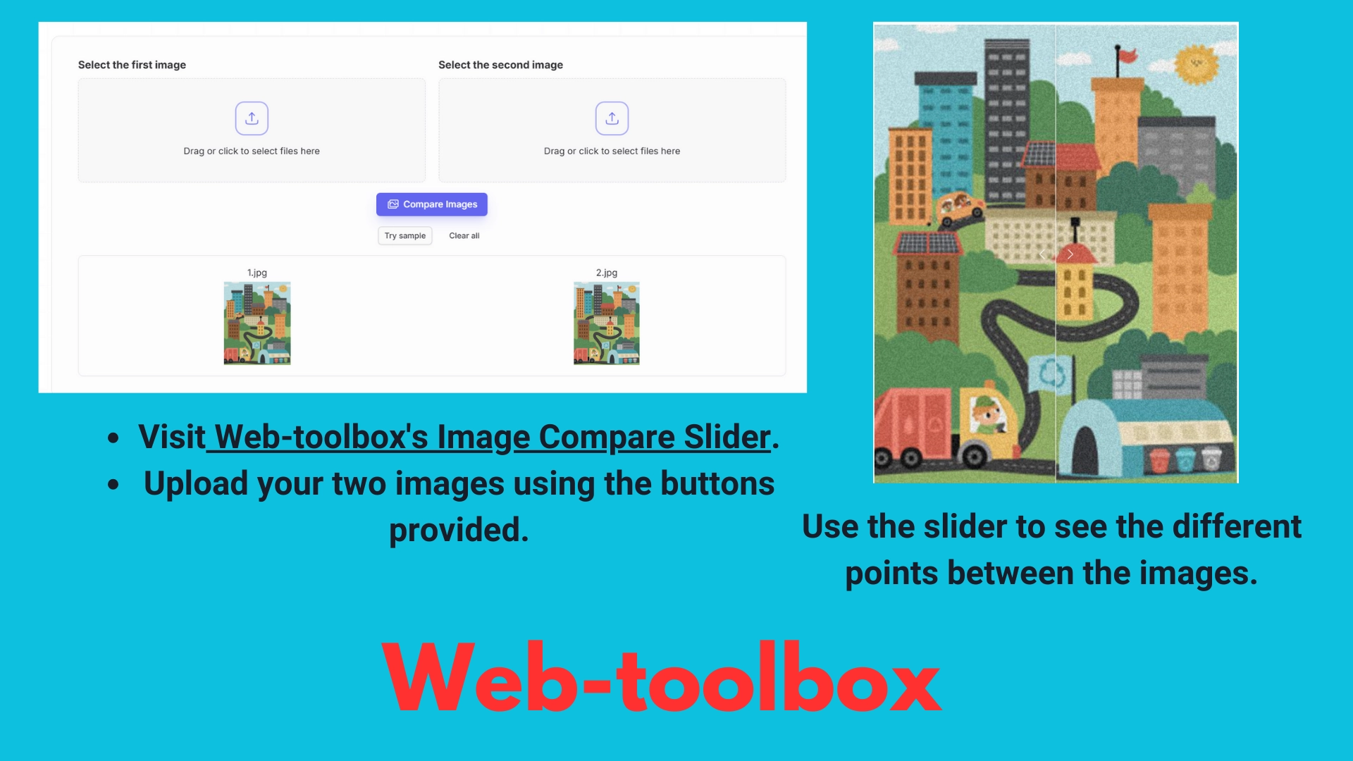 Image Comparison Web Toolbox Work