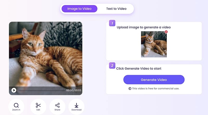 Image to Pixel Art Vidnoz AI Generate Video