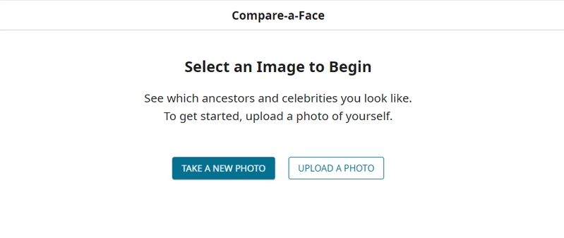 Import Your Photo for Face Comparison