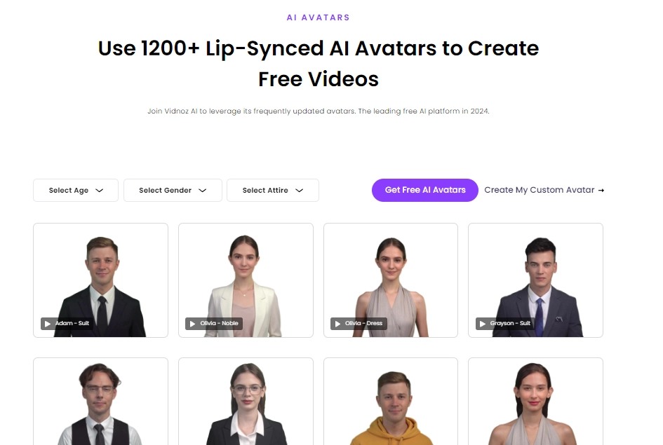 Interactive AI Digital Avatar Maker