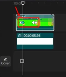 Keyframes Set-up on CapCut