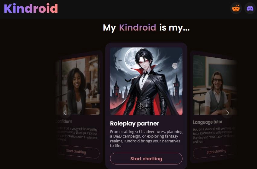 Kindroid AI Companion App